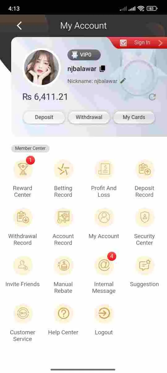 BetPKR slots lobby featuring spinning-reel games