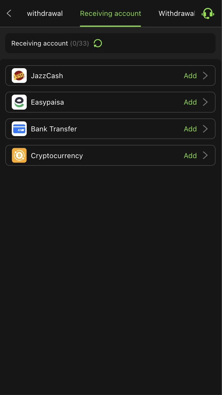 JJWin Game withdrawal screen showing Rs 500 minimum and processing time